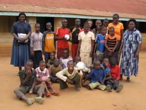 Pupils with house mothers
